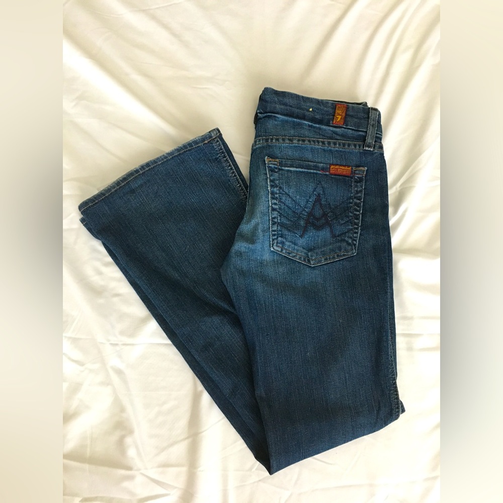 90’s 7 Lexie ‘A’ pocket bootcut jeans